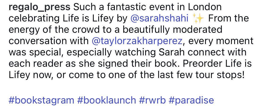 More Taylor and Sarah from her book event 📖 

📷 regalo_press on ig