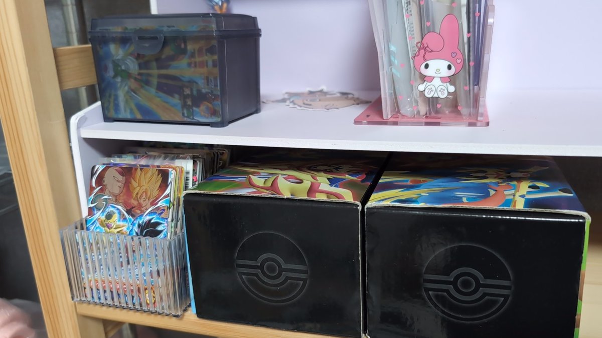 Cetra_Fighting's tweet image. なんとかフュージョンワールドとヒーローズ、スリーブ類は整理できたぞ〜
あとは遊戯王とか諸々😭