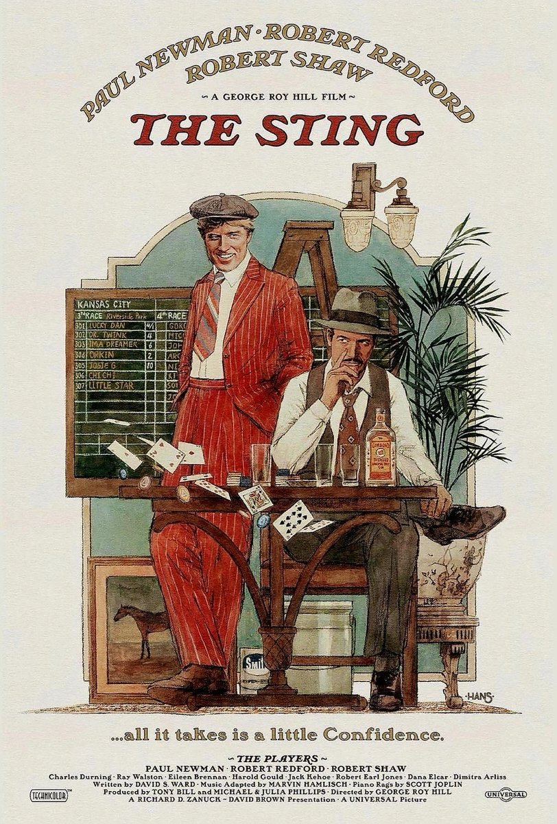 The Sting (1973) 🩷 #PaulNewman #RobertRedford
