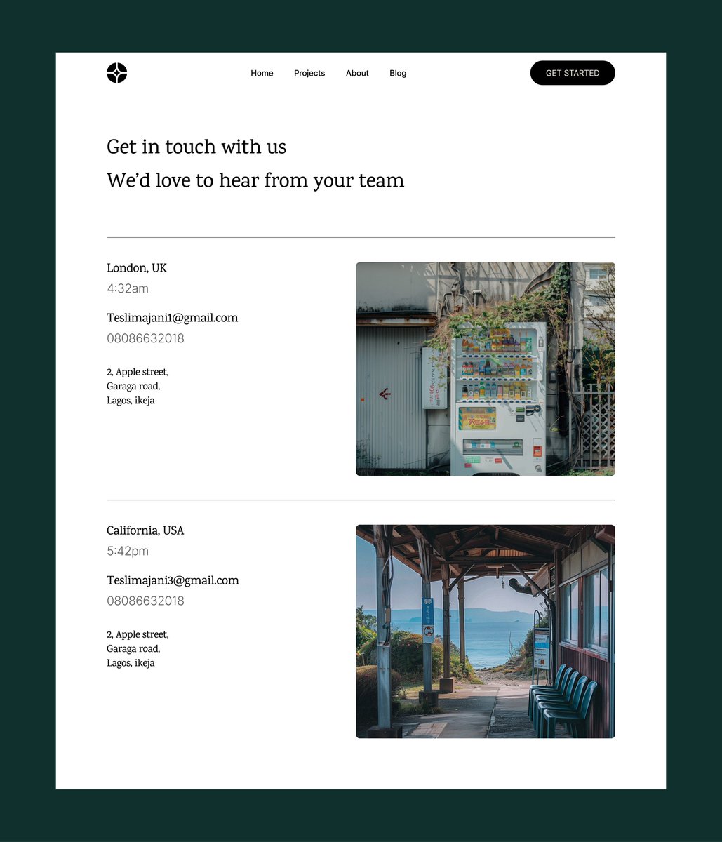Little exploration with contact us section design👀