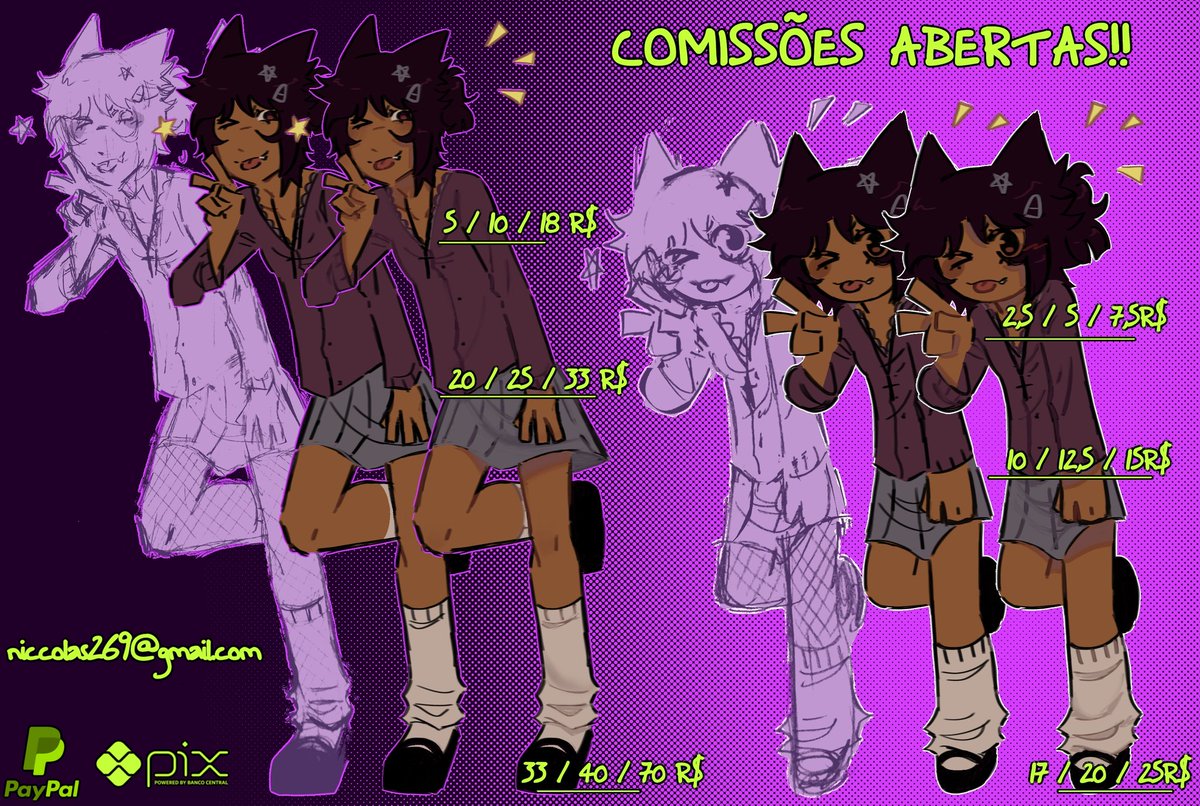 NiccolasGenesis's tweet photo. I'M OPENING COMMISSIONS!!!

I DO:
. SFW
. NSFW
. Neko/furry/humans
. Gore
. Animation (only black &amp; white/ Very short colored Gifs)
. Pixel Art
. Ships

I DON'T :
. vore and others
. proship
. homophobia, racism etc
. Cyborgs and robots
. realism
. Only background https://t.co/pLZMl6bur8