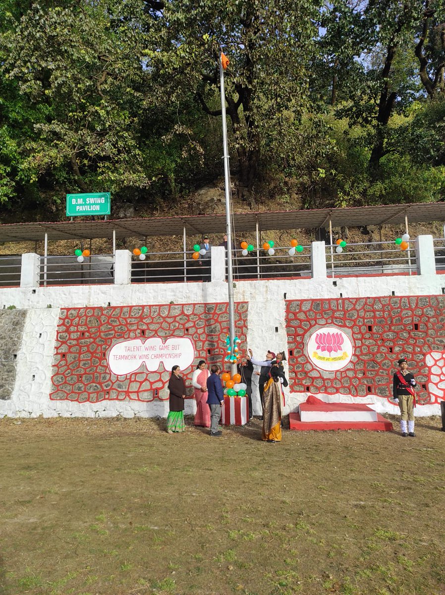 principalogs's tweet photo. 77th republic day was celebrated at Oak Grove School with Josh and patriotic fervour.Following the unfurling of national flag, a March past was held at valley ground. A cultural program comprising skit,dance,patriotic songs etc.was the central point of attraction during the day. https://t.co/SqPUnO72AI