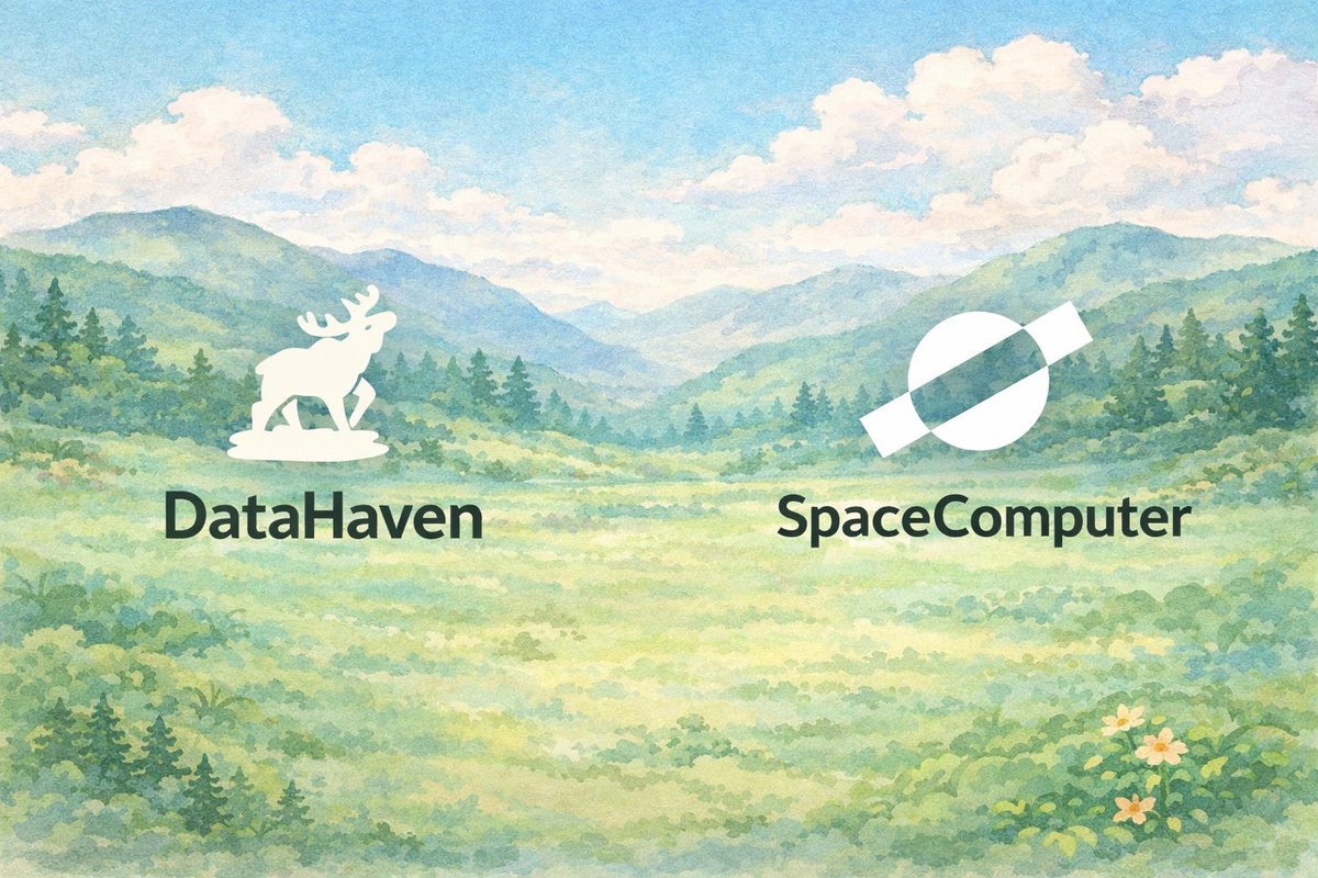 Compute beyond Earth needs trust, not just power. SpaceComputer brings secure execution in orbit, and DataHaven adds verifiable private storage. Together, they remove single points of failure for real decentralized infrastructure.
<a href="/DataHaven_xyz/">DataHaven 🫎</a> <a href="/SpaceComputerIO/">SpaceComputer - 天机 | 𝕤𝕡/𝕒𝕔𝕔</a>