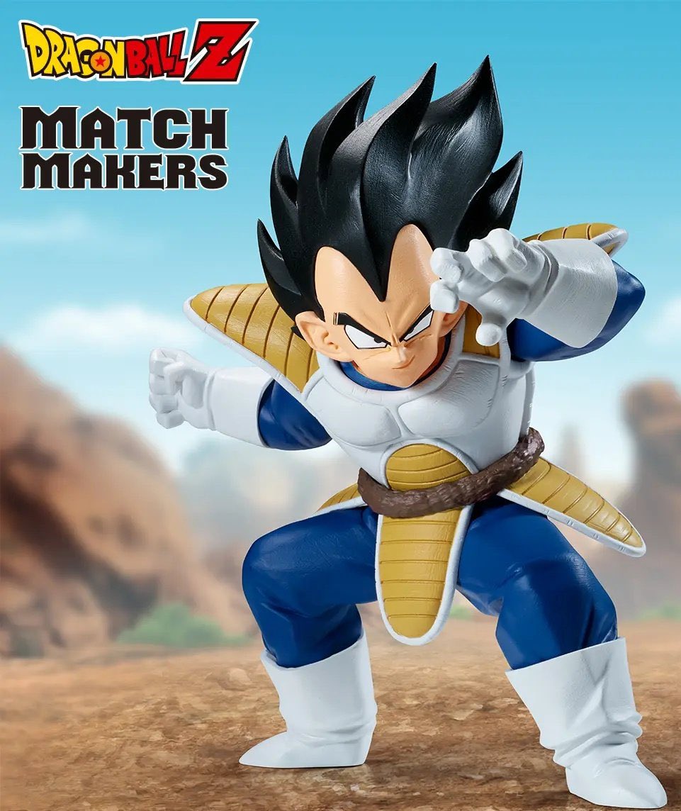 k42wKKihKBGTvXv's tweet image. 2026年6月発売最新プライズ

ドラゴンボールZ MATCH MAKERS ベジータ（VS孫悟空) 

ドラゴンボールZ MATCH MAKERS 孫悟空（VSベジータ)