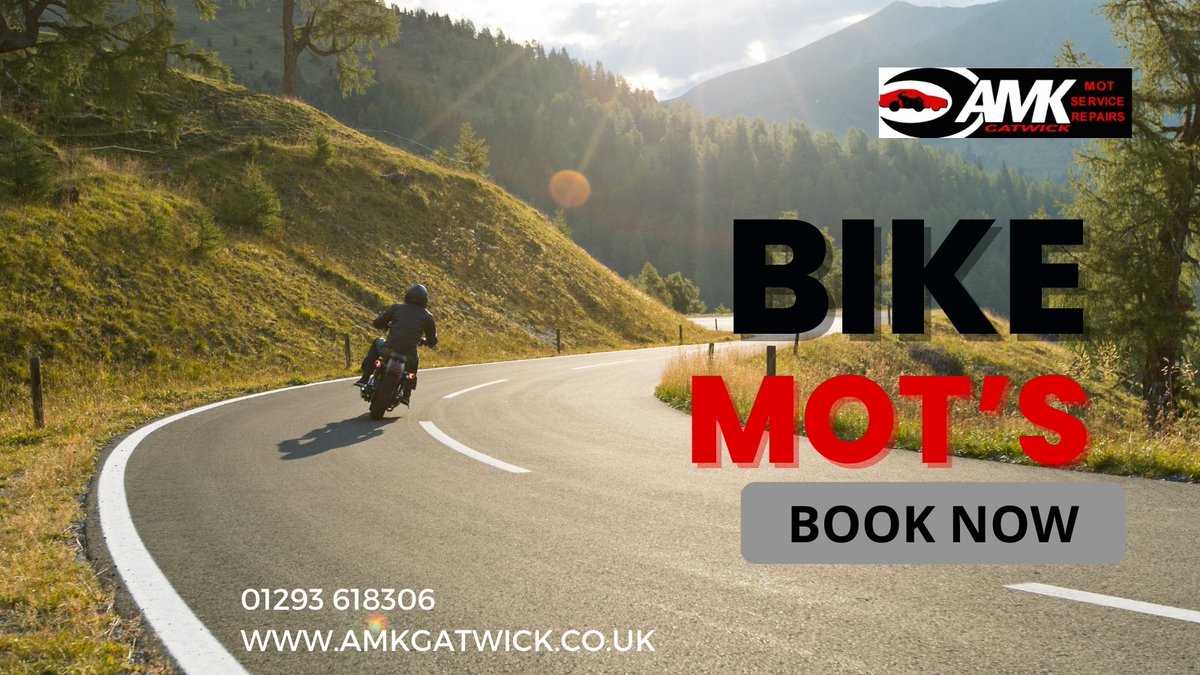 Is your Bike due a MOT? book in with us!  #gatwick #crawley #bikeriders