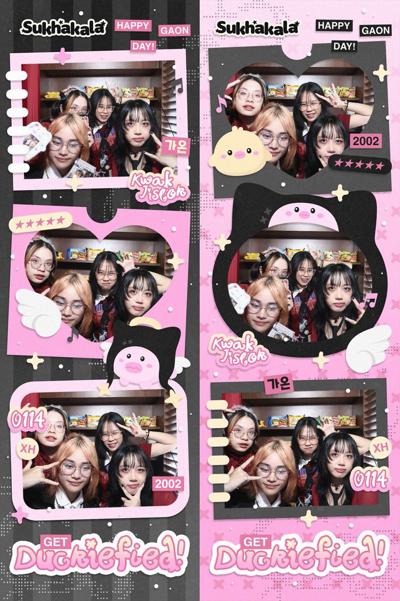 2daonuea's tweet photo. Hbd jisok (h+dua minggu) 💖🖤🌸💐🎸💝🌷🎀 Cutie frame by @odatde #Get_Duckified https://t.co/T9hHyzxna4