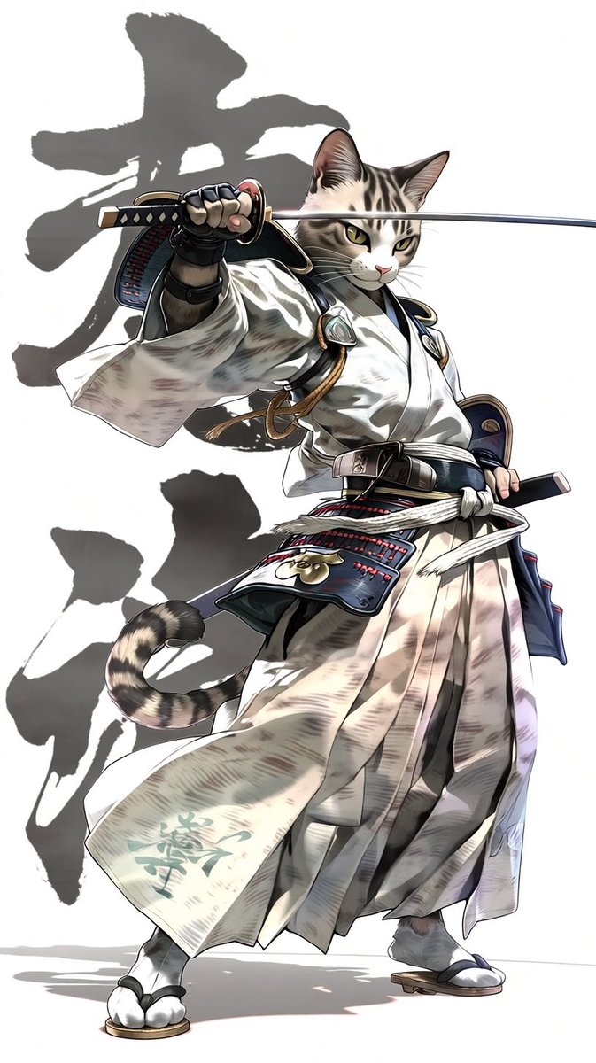 今週は猫侍ウィークにしよう🐈🗡️