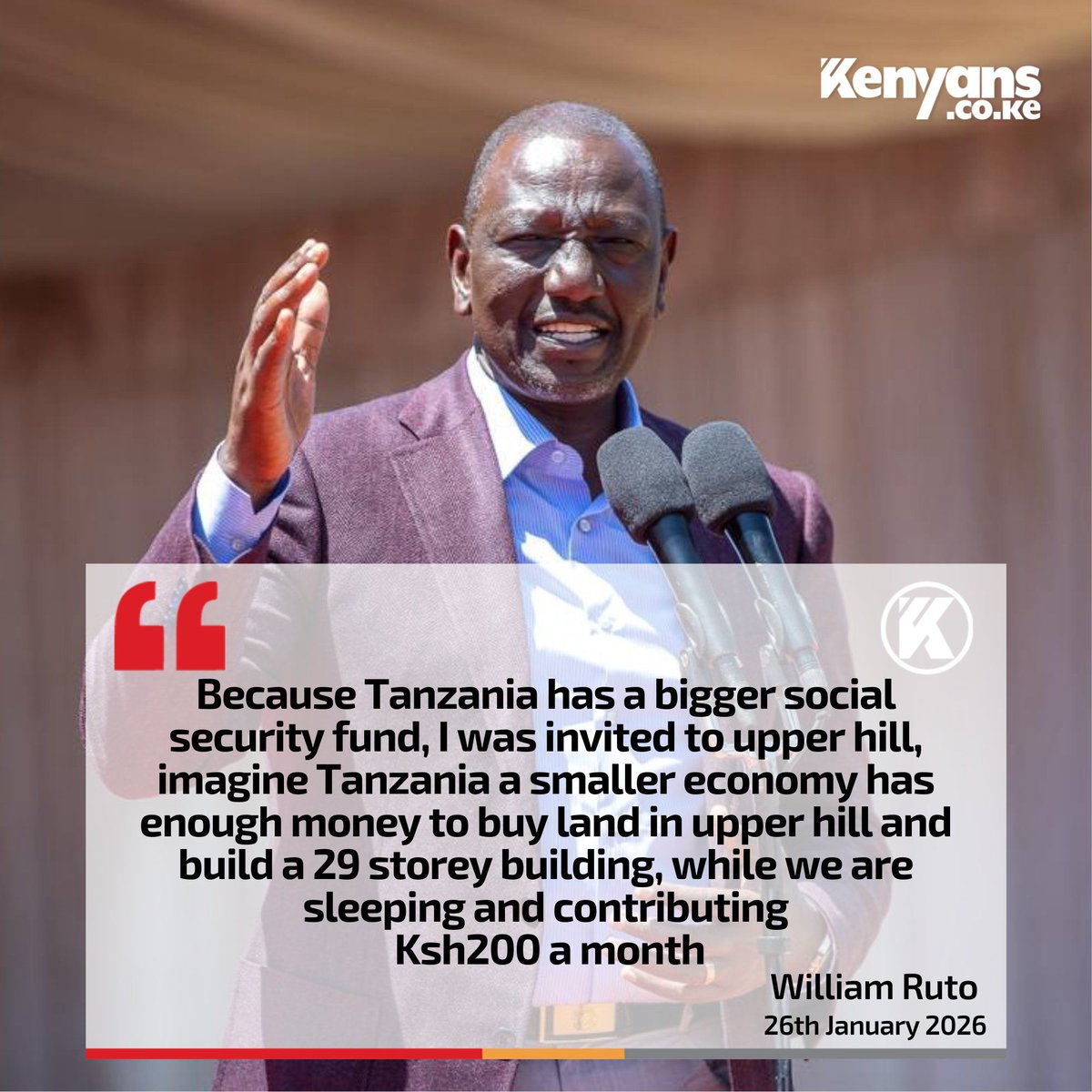 nderi_j's tweet image. As at June 2025, Kenya had Kes 2.5tn in pension assets. 

His beef is that these funds aren't under NSSF where he can exercise direct control.