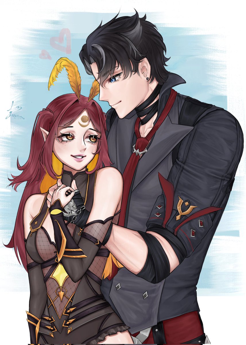 bwelrtxX's tweet photo. Comission done 🎀
#Commission #Ocxcanon #GenshinImpact https://t.co/VsRDMKdVcZ