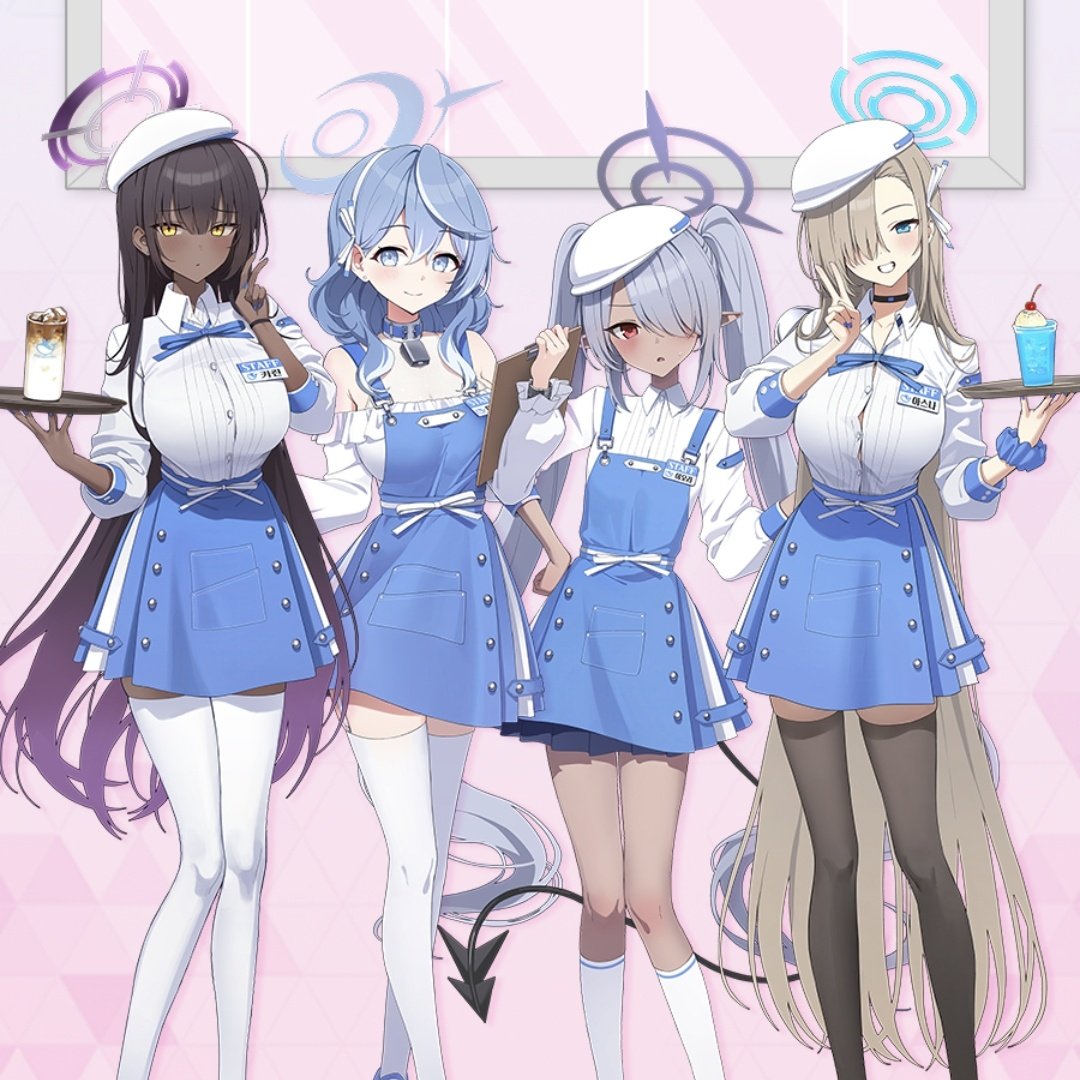 🩵𝐁𝐋𝐔𝐄 𝐀𝐑𝐂𝐇𝐈𝐕𝐄 𝐂𝐀𝐅𝐄🩵／ 韓国ブルアカ公式カフェ