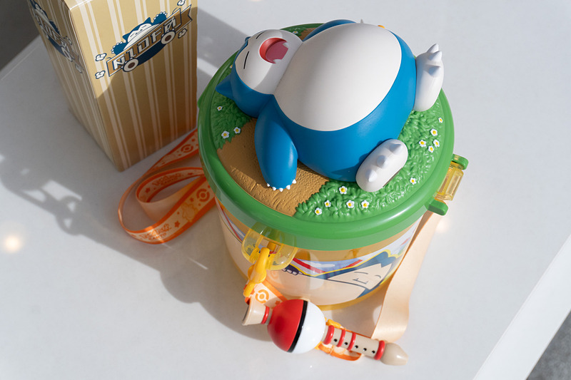 ポケパーク カントー、寝姿かわいい「カビゴンのポップコーンボックス