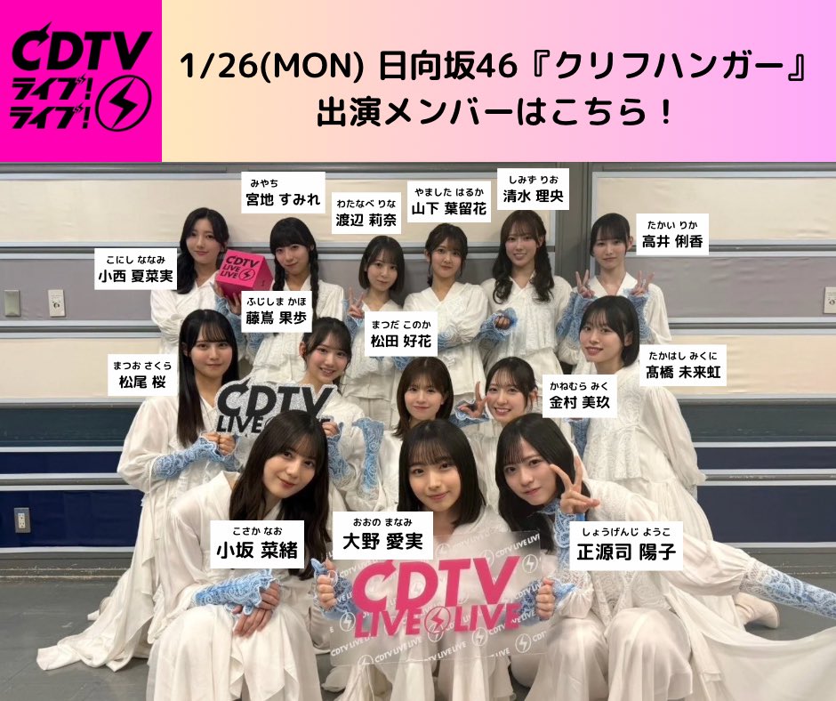 ☀️日向坂46出演☀️】 放送で気になった方へ メンバー紹介はコチラ