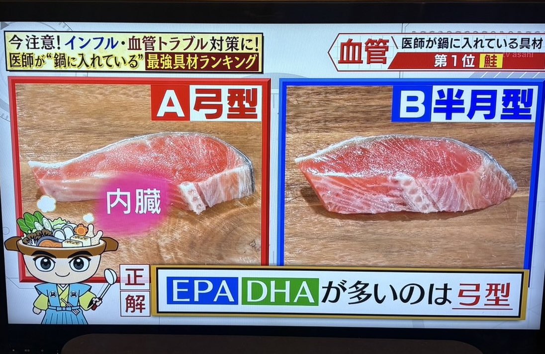 銀鮭を買う時は弓型が良い