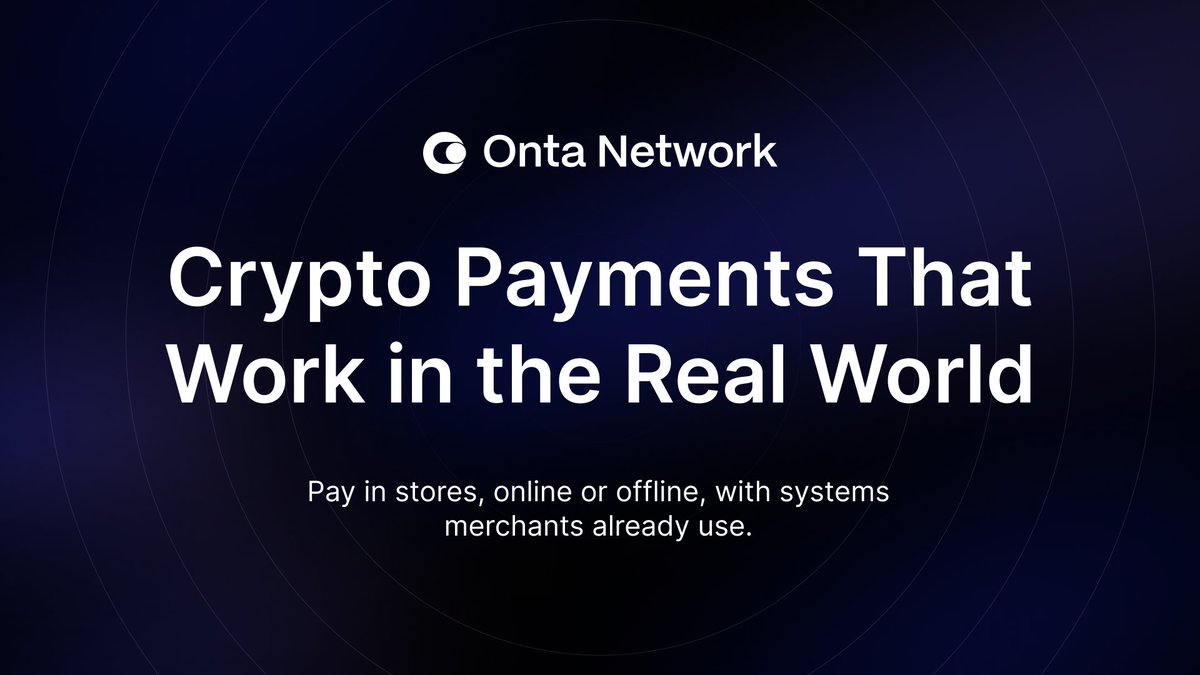Onta Network is built to make crypto usable in the real world.

Pay in stores, online or offline, with systems merchants already use.

Behind the scenes, Onta handles the infrastructure so payments feel simple for you on the surface.