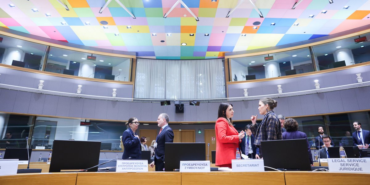📍 General Affairs Council underway in Brussels

On today’s #GAC agenda:
🔸 #CY2026EU Priorities
🔸 Annual rule of law dialogue
🔸 European Democracy Shield

<a href="/marilena_raouna/">Marilena Raouna</a>