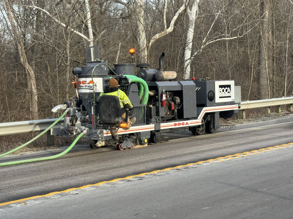 BOCA milling the roadway smooth in Miami County.