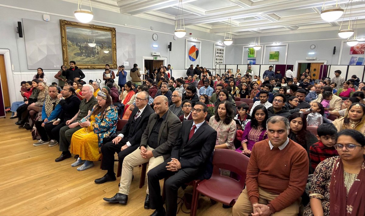 DDNewslive's tweet photo. Consul General was honoured to attend the 77th Republic Day of India celebration in Edinburgh, organised by the Scottish Indian Arts Forum @siafscotland 

The event also commemorated 150 years of “Vande Mataram”-marked through a special exhibition, a rendition of Vande Mataram, a short film, a quiz and several other performances, honouring India’s rich cultural and freedom legacy.

#RepublicDay #RepublicDay2026 #RepublicDayIndia