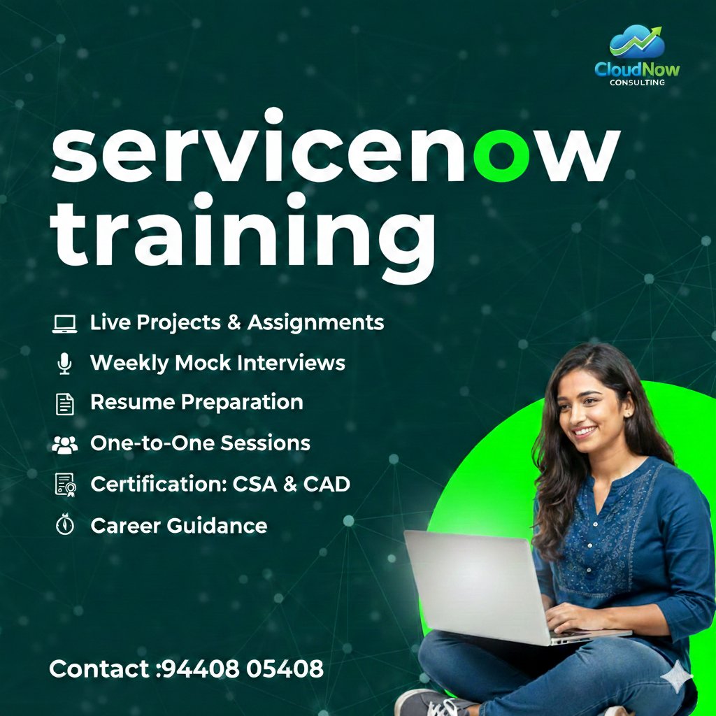 prashnaluu's tweet image. Please follow and support 
@CloudNowConsult
RT for visibility TIA
#ServiceNow #CSA #CAD