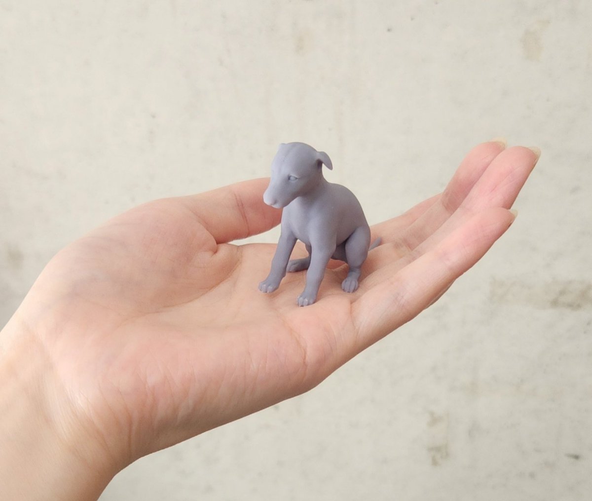 WF2026W お品書き紹介：01/12】 ​□1/6スケール：ボルゾイ（仔犬