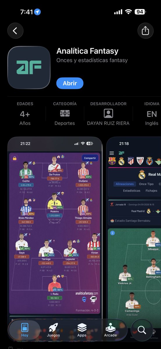 Analítica Fantasy tweet media