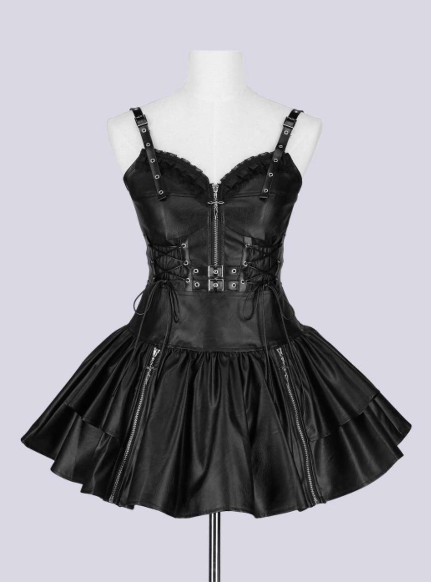 ︎𝐈𝐌𝐕𝐀𝐋 𝐏𝐈𝐂𝐊 𝐔𝐏❤︎ ♦︎ Leather Dress ハードなレザーに