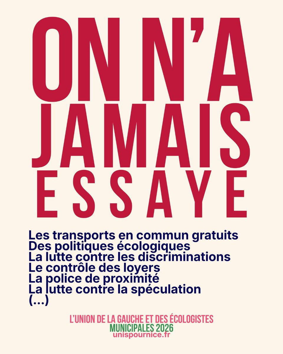 #UnisPourNice #Municipales2026 #NiEstrosiNiCiotti
