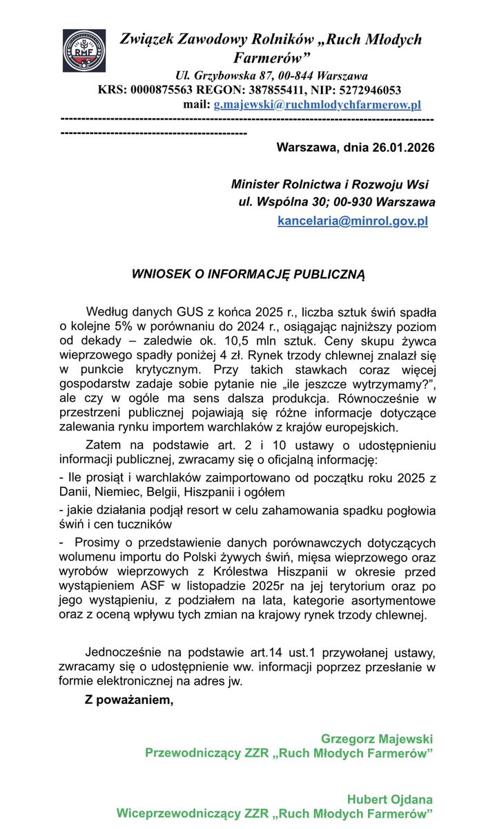 Ruch Młodych Farmerów tweet media