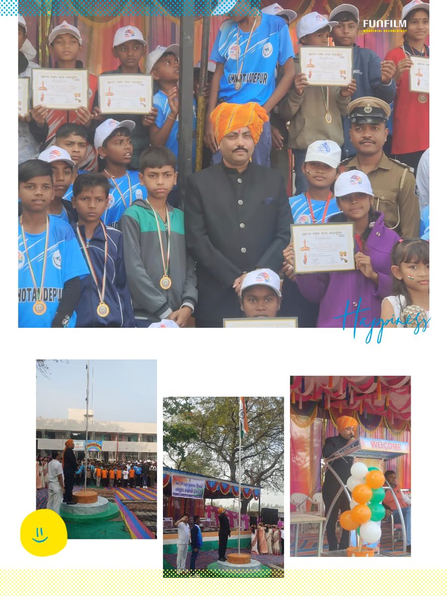 બરોલી, તા.નસવાડી ગામે પ્રજાસત્તાક પર્વની તાલુકા કક્ષાની ઉજવણી