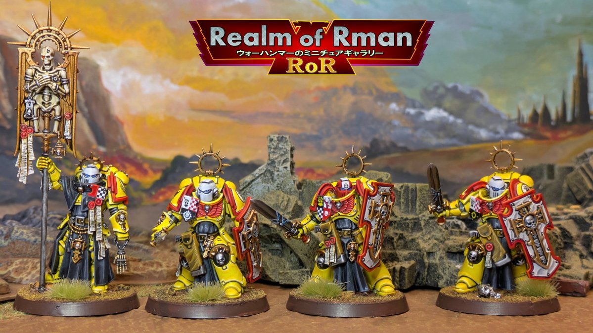 Rman_RoR's tweet image. RoRを更新しました。完成したばかりのソードブレザレンと昨年末に塗ったブラックストーンフォートレスを掲載しました。見てくださいね！ror.main.jp