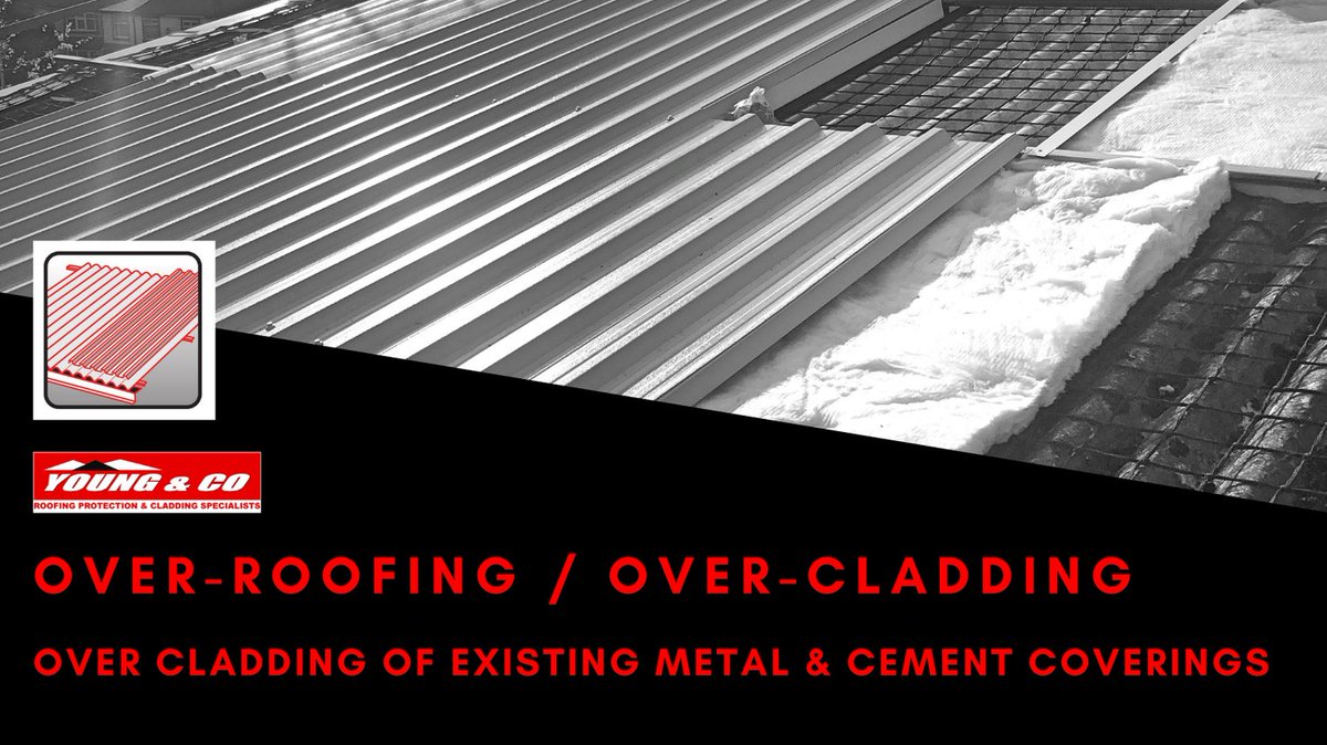 YoungCoRoofing's tweet photo. We supply &amp; install Over-Roofing &amp; Over-Cladding Systems - Over cladding of existing metal &amp; cement coverings to both roof &amp; wall applications #CommercialRoofing #IndustrialRoofing #Wallcladding #Wallcladdingrefurbishment https://t.co/Lp5khWBSDh