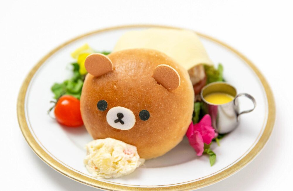 fashionpressnet's tweet photo. 丸福珈琲店×リラックマ、“くつろぐリラックマ”柄パンケーキ＆こぐまパンのハンバーガー - https://t.co/WYIRF5s2Lw https://t.co/nkwByZHFOX