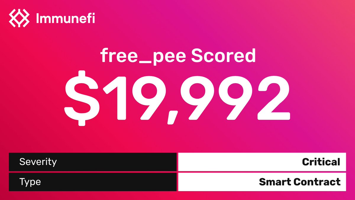 Immunefi tweet media