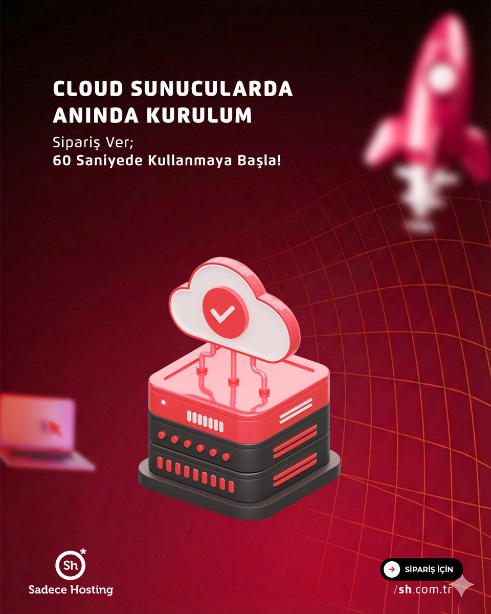 sadecehosting's tweet image. ⏱️ Sipariş ver, 60 saniyede kullanmaya başla!
Cloud sunucular anında aktif, beklemek yok!
sh.com.tr/cloud-server

#CloudServer #SadeceHosting