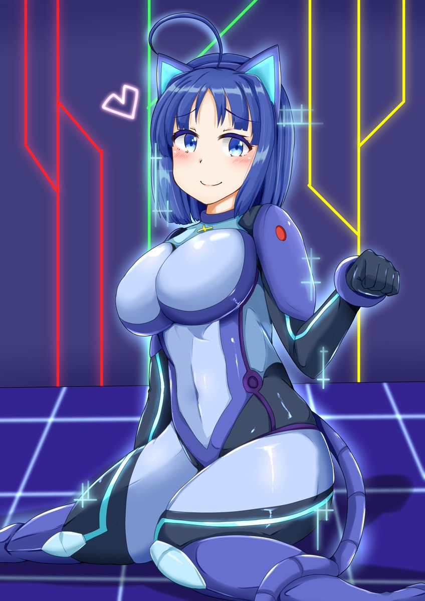 サイバーフューチャー葵ちゃん
2年半前に描いたやつより可愛くなってるかな? 