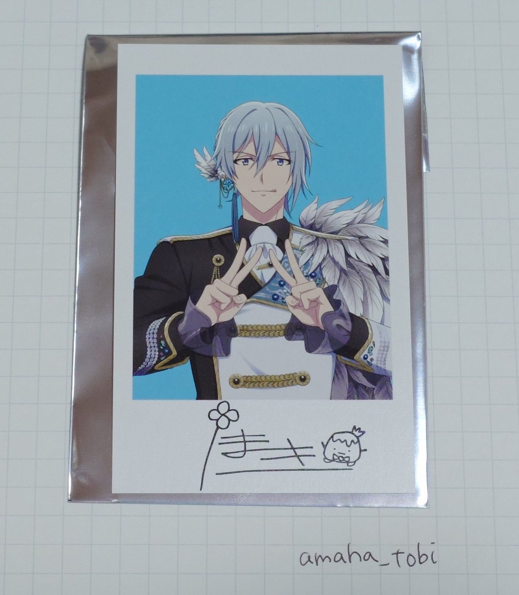 amaha_tobi's tweet photo. 【交換】アイナナ アニナナ総集編 入場者プレゼント 撮り下ろしビジュアルフォト風カード

譲：四葉環
求：和泉一織 https://t.co/3Sn1HVQrLz