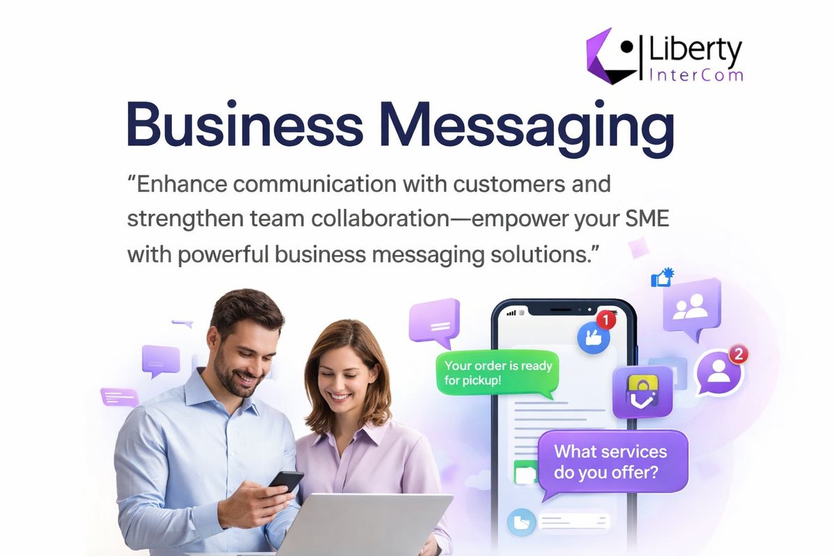 LibertyInterCo's tweet photo. SMS alert provides for security and customer relationship through delivering timely message for business purposes. It would be otp alert, sms notification. Sms automation and more.
#libertyintercom https://t.co/WzlVVTGffh