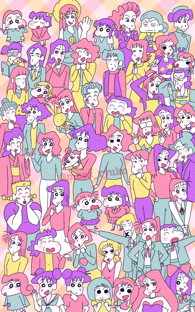 可愛くて強くて麗しいくれしんガールズがすき