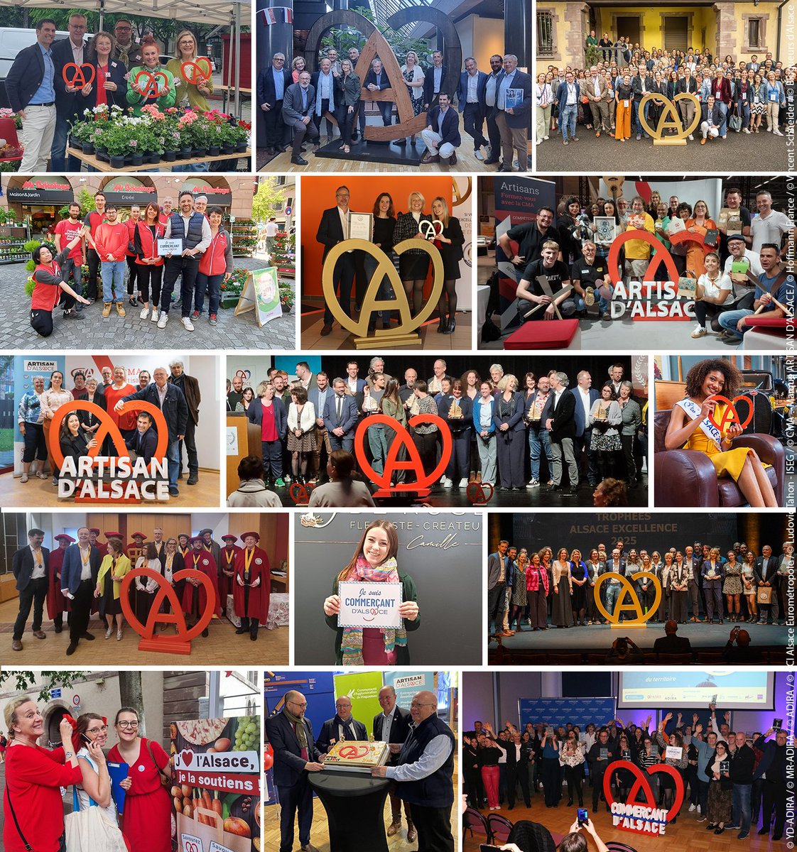 Alsace's tweet image. En 2025, la Marque Alsace plus que jamais mobilisée. Merci et bravo à vous tous qui prenez part au rayonnement de l’Alsace ! Retour en images &amp;gt;&amp;gt; bit.ly/marque-alsace-… #Alsace #MarqueAlsace