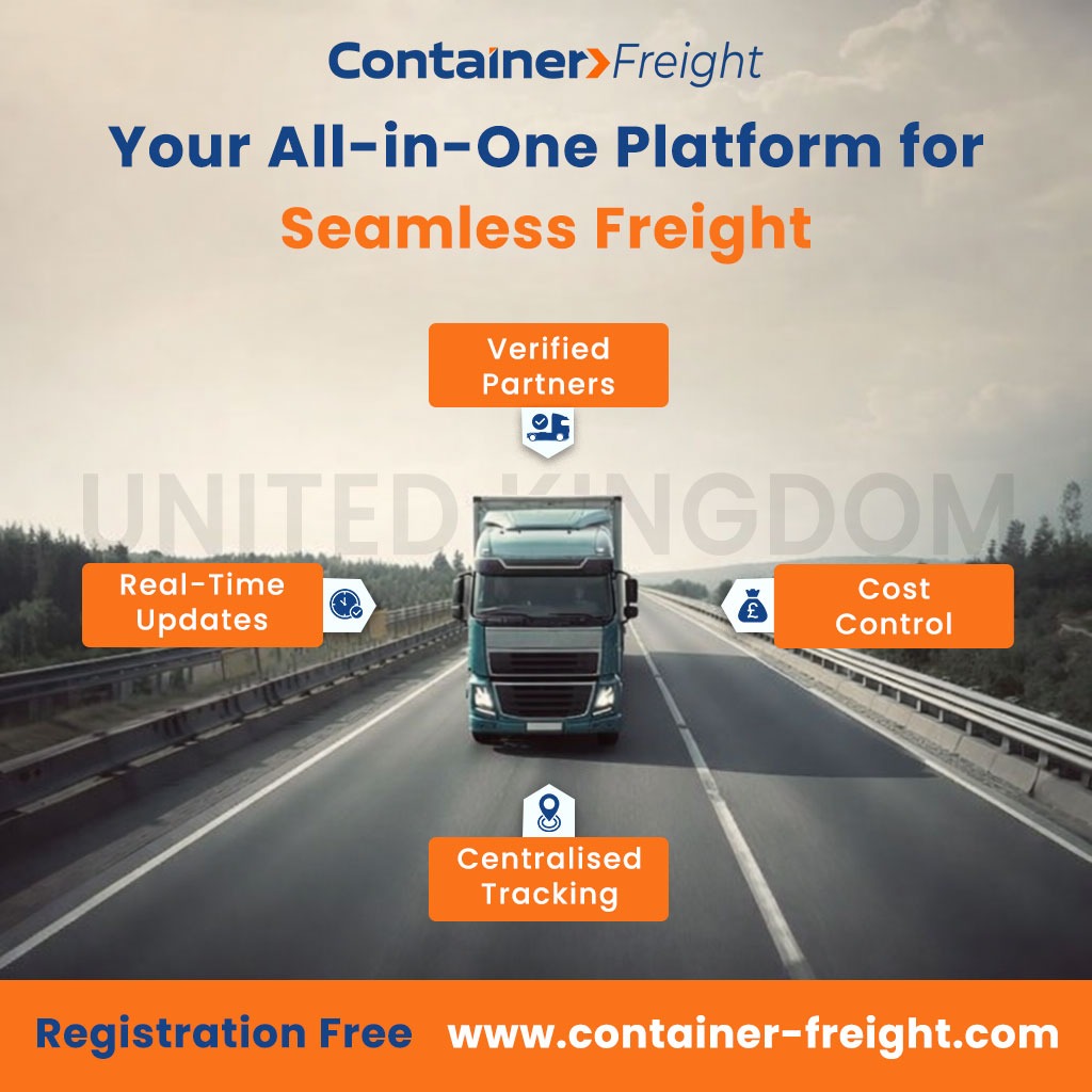 Freight132's tweet photo. One platform. Total freight control. π
Container Freight offers verified partners, real-time updates, centralised tracking & cost control β all in one place.
π Free registration
π https://t.co/xqoTUtwqEF
#ContainerFreight #SeamlessFreight #UKLogistics #FreightTech https://t.co/ZhJMotUrEQ