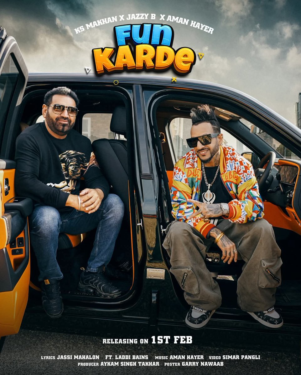 Atul_Sharma946's tweet photo. Fun karde releasing on 1 Feb 2026⚡️ On KS MHAN OFFICIAL YouTube channel
Singer @jazzyb @ksmakhanofficial
Lyrics @jassi_mahalon_singer
Music @AmanHayer1
Video @simarpangli
Ft. @bainsstudfarm
Producer @AST24__
Poster @Garrynawaab1
#funkarde #jazzyb #ksmakhan #newsong https://t.co/S9QLnk48Wm