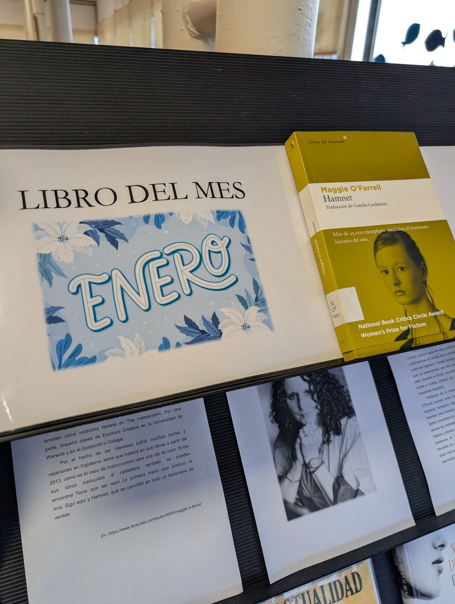Os presentamos el Libro del Mes de enero: Hamnet de Maggie O'Farrell, una de las voces más brillantes de la literatura anglófona actual. La adaptación cinematográfica de esta obra también promete convertirse en un éxito en taquilla 🍿🎬📚📖🤓