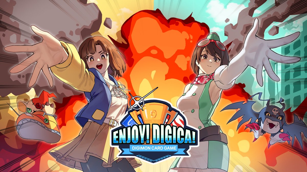 IamBananaSoup's tweet image. LET'S PLAY DIGICA

일시: 2월 21일~2월 22일
장소: 보라매청소년센터 큰나무돈 207호
종목: 
- (150명 정원) 1대1 (DAY 1 그룹 스테이지 스위스라운드 / DAY 2 32강) / 
- 80명 정원 5대5

자세한 정보 1월 30일 공개!

#디지몬카드게임 
#DigimonTCG