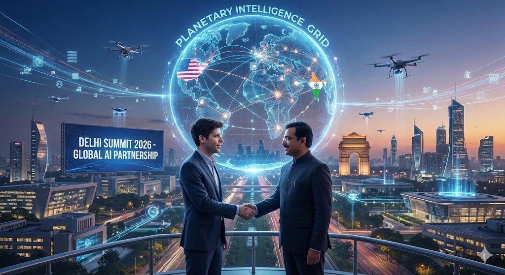 futureloop_'s tweet image. Sam Altman in India right now isn't just a handshake; it's a handover of scale. 🇮🇳🤝
​The West has the models; the Global South has the deployment density. We are watching the formation of a 'Planetary Intelligence Grid' where geography is no longer a border, just a latency…