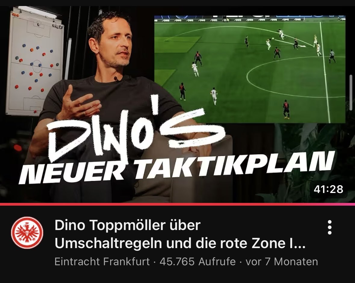 War ja ein Geniestreich für die #Eintracht