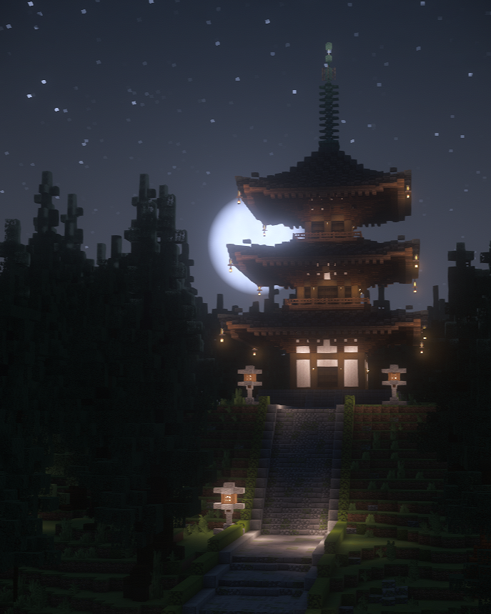 Babu｜マイクラ和風建築 tweet media