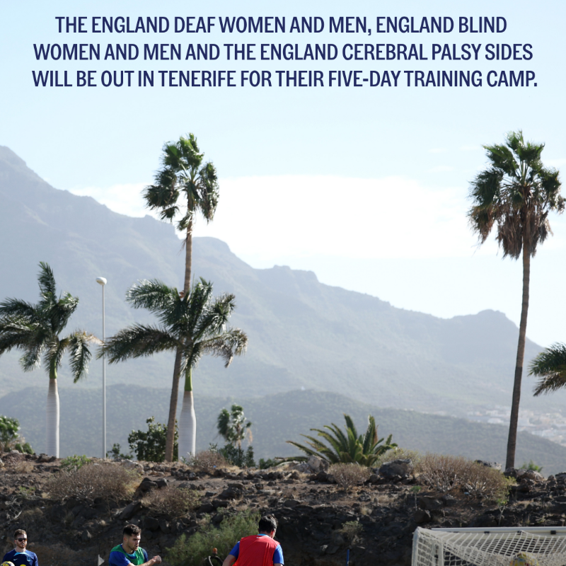 England's tweet photo. Everything you need to know about this week's @England Para camp! 👊