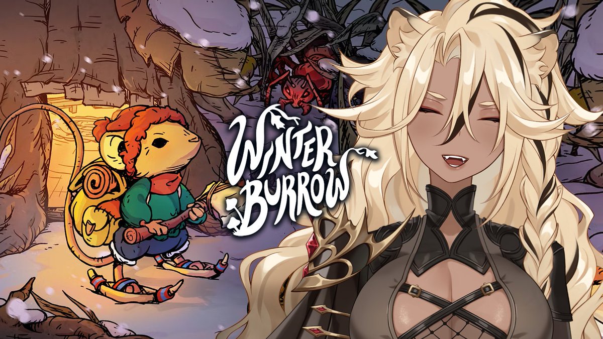 🔴 I'M LIVE! 🔴
twitch.tv/leahpanthera

We're playing Winter Burrow! ❄️
<a href="/pinecreekgames/">Winter Burrow - by Pine Creek Games</a> <a href="/NoodlecakeGames/">Noodlecake</a>
