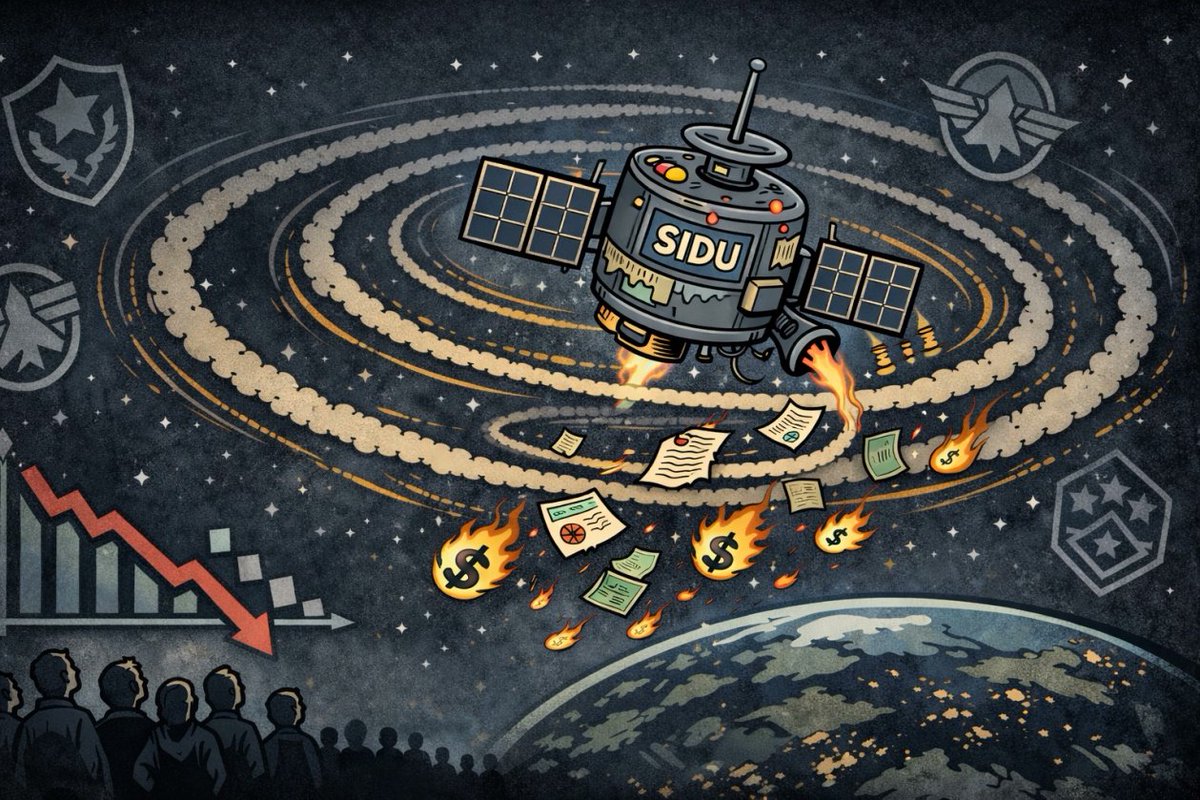 We’re short $SIDU  

“The Black Hole at $SIDU: Where Massive Amounts of Capital Get Sucked Into the Void”  

This is a company that’s burned through more than $100m of cash and has basically nothing to show for it.   
fugaziresearch.com/p/the-black-ho…