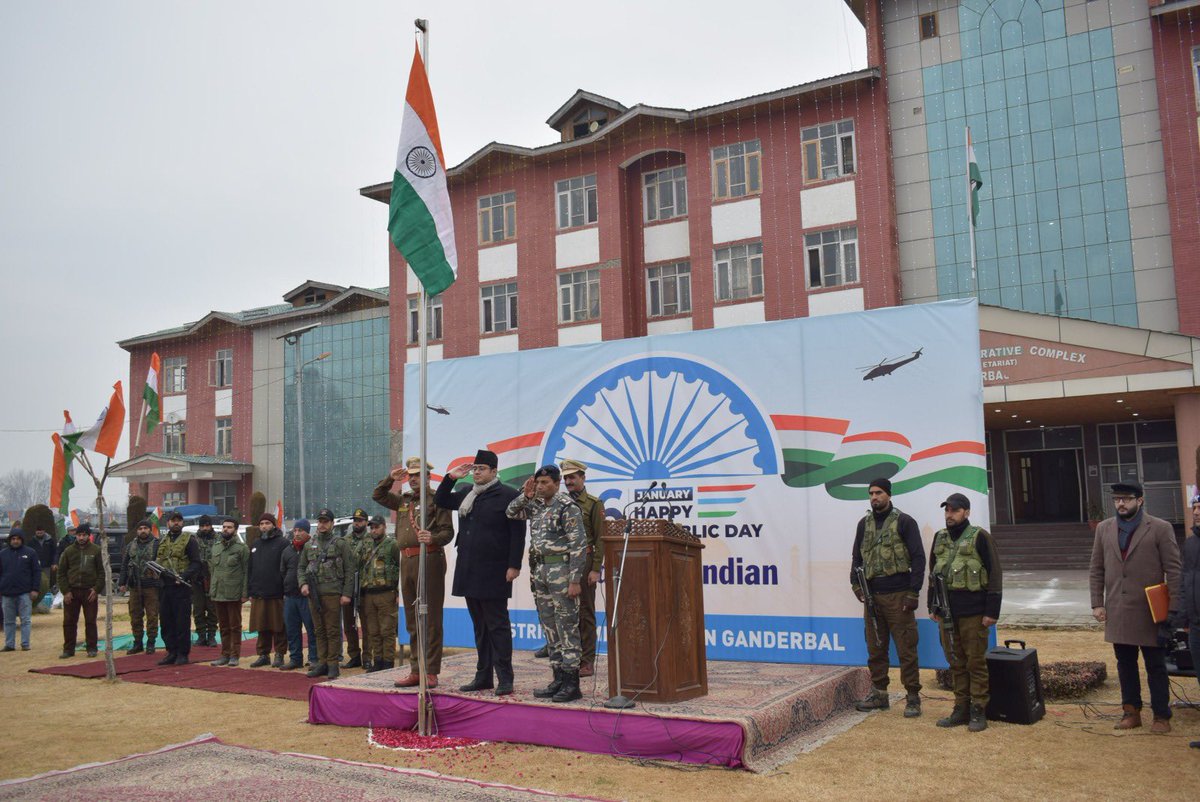 JatinKishore7's tweet photo. A very Happy Republic Day to all! Glimpses from the celebration at Ganderbal.

#RepublicDay2026 https://t.co/HpaTc2KdOz