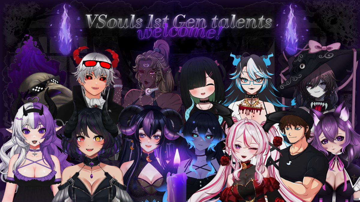 VSoulsVT's tweet image. ࿚𖡃࿙ˆ⸎──🪦࿑
the candles are finally all lit at the altar, the first generation have been selected!

please welcome them and show them love.

@nachthexxenVT • @nellohead • @NyxieSinclair • @RiseDucky • @SilverWytchttv • @SisterVioletta_ • @TakaraMoonstar • @ShokeraVT •…